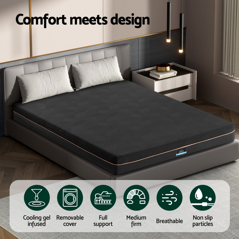 Nocturne Gel Foam Mattress – White – King