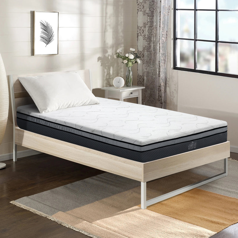 KING SINGLE Size - Cool Gel Memory Foam Mattress - 25cm