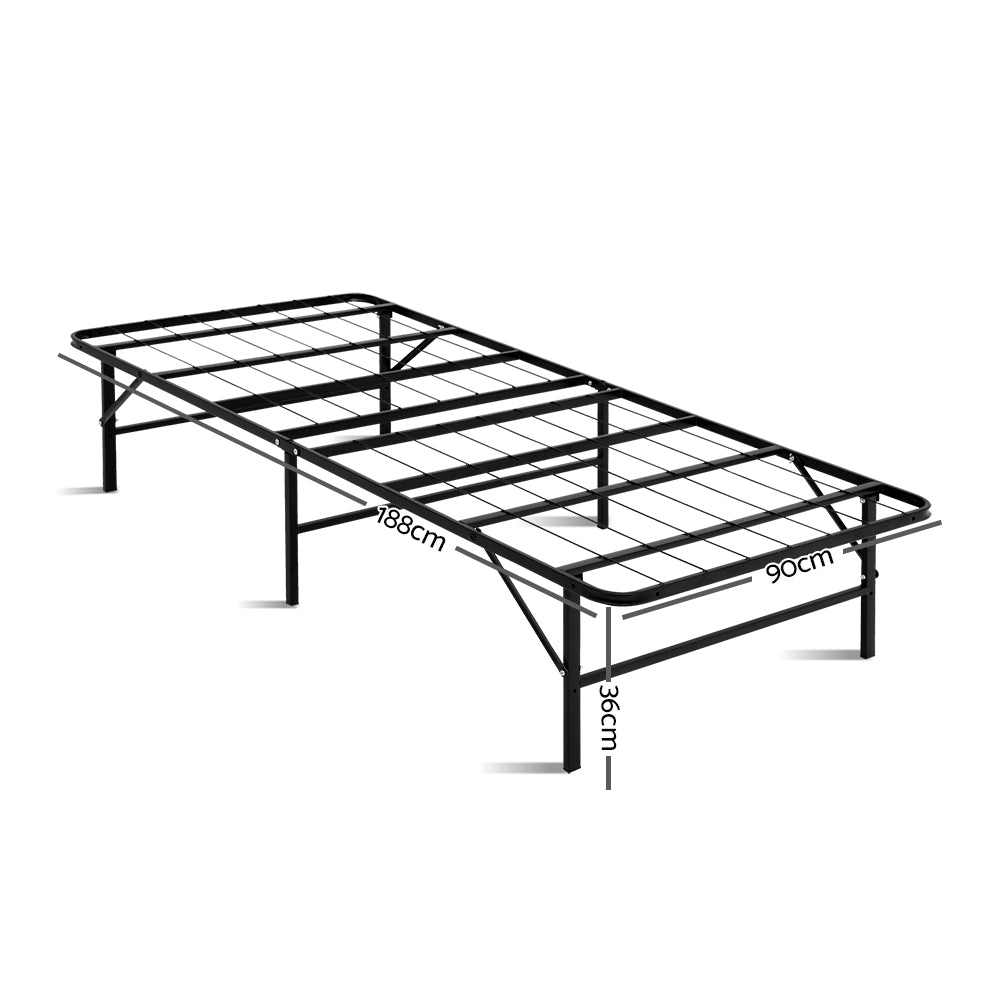 North Bed Base – Black – Single