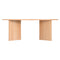 Oval Coffee Table 110CM Pine