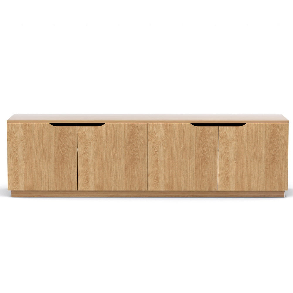 Linden TV Unit Entertainment Storage Cabinet – Pine – 180 cm