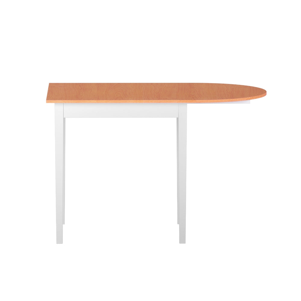 Cove Extendable Dining Table – Pine & White – 1.1m