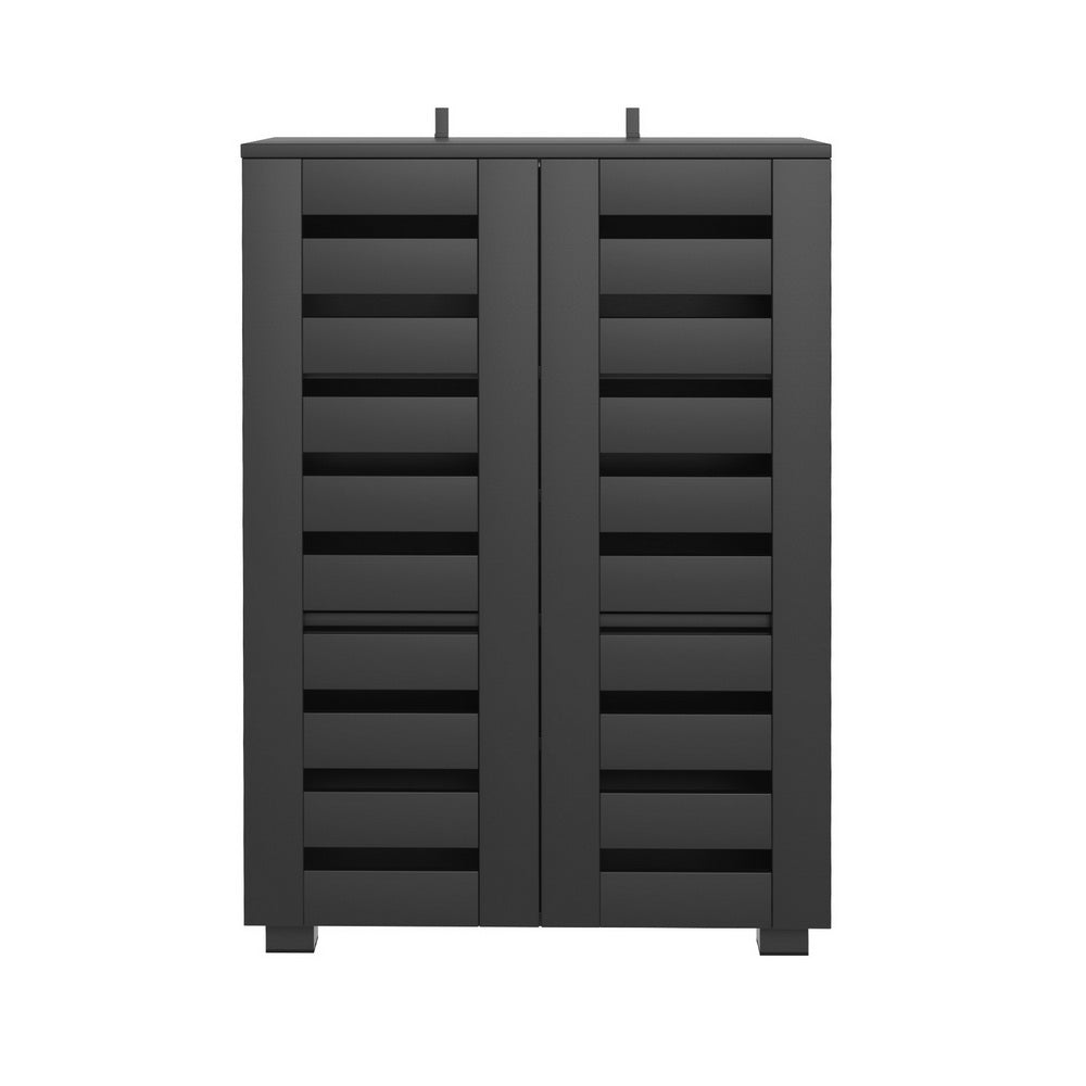 Alster Shoe Storage Cabinet – Black – 5 Tier