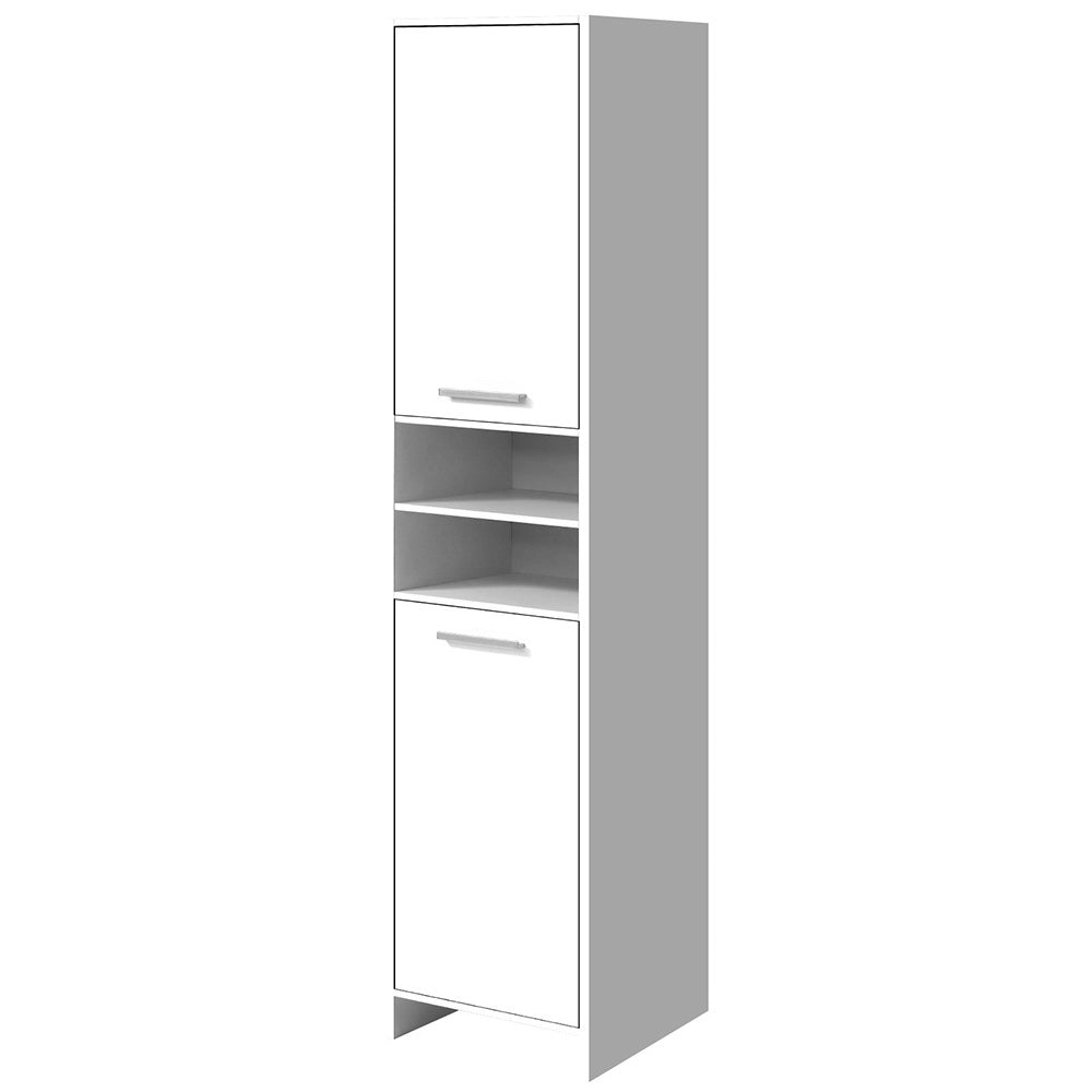 Meridian Tall Storage Cabinet – White – 185 cm