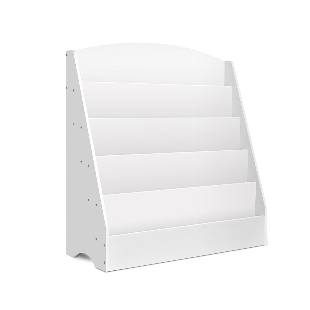 Haven 5 Tier Kids Bookshelf – White
