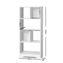 6 Tier Bookshelf - White