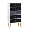 Artiss 5 Chest of Drawers - BONDS White