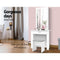 Dressing Table Set - White