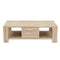 Oak Coffee Table with 1 Drawer – Maxi Style