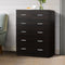 Chest of 6 Drawers - Walnut