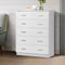 6 Drawer Chest - White