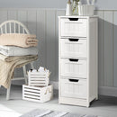 4 Chest of Drawers - White