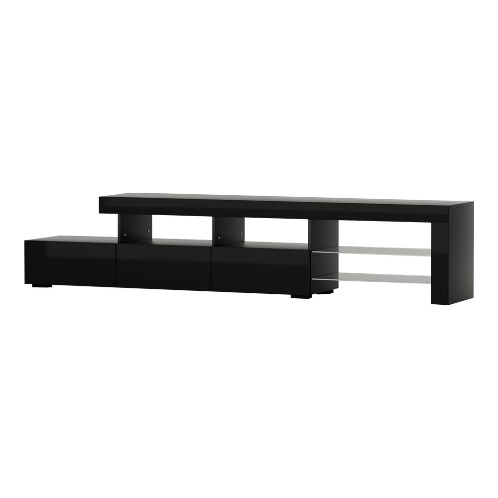 Onyx LED TV Entertainment Unit – Black – 215 cm