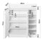 Artiss Shoe Rack Cabinet 21 Pairs Adjustable Shelves White Clair