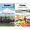 Instahut Gazebo Pop Up Marquee 3x3 Folding Tent Outdoor Camping 500D Oxford