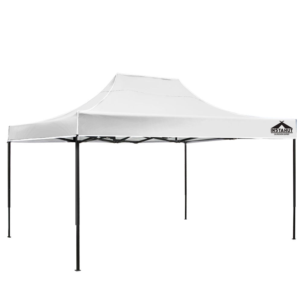 Nara Pop-Up Outdoor Gazebo – White – 3 × 4.5 m