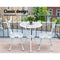 3 PC Cast Aluminum Outdoor Bistro Set - White