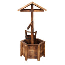 Outdoor Wooden Wishing Well