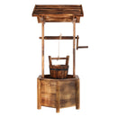 Outdoor Wooden Wishing Well