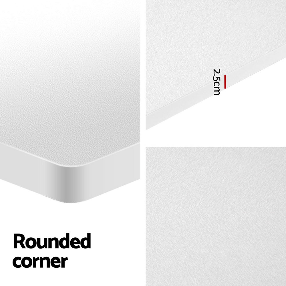 Veron Electric Sit Stand Desk – White – 140 cm
