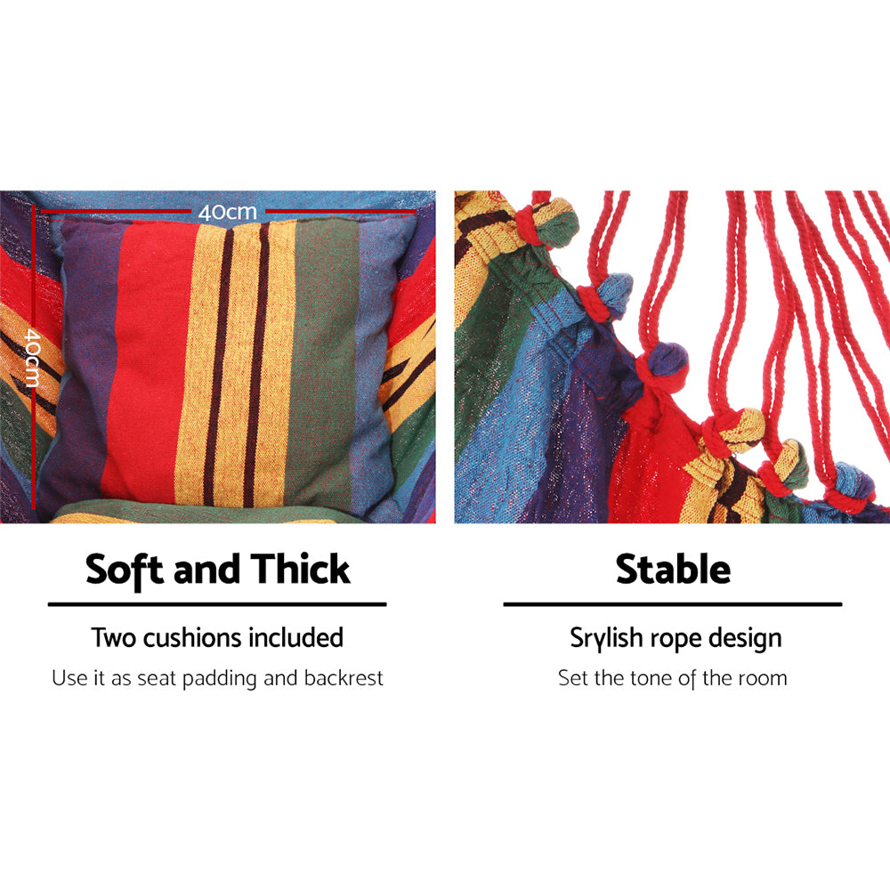 Kairo Hanging Hammock Chair – Multi Colour – Standard