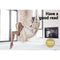 Gardeon Hanging Hammock Chair Outdoor Swing Hammocks Tassel Cream
