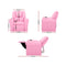 Kids Leather Recliner Chair - Pink
