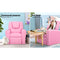 Kids Leather Recliner Chair - Pink
