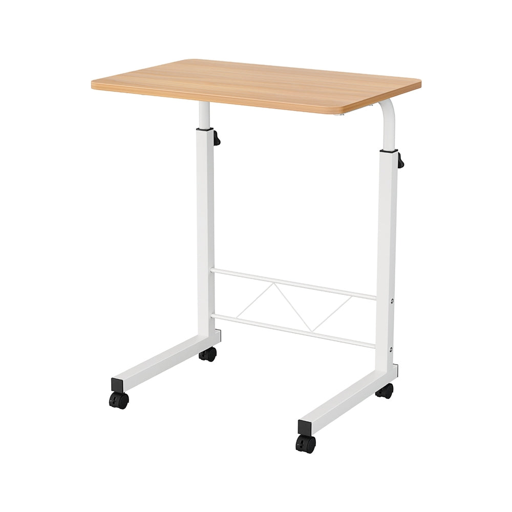 Alderon Mobile Laptop Desk – Light Wood – 60 cm