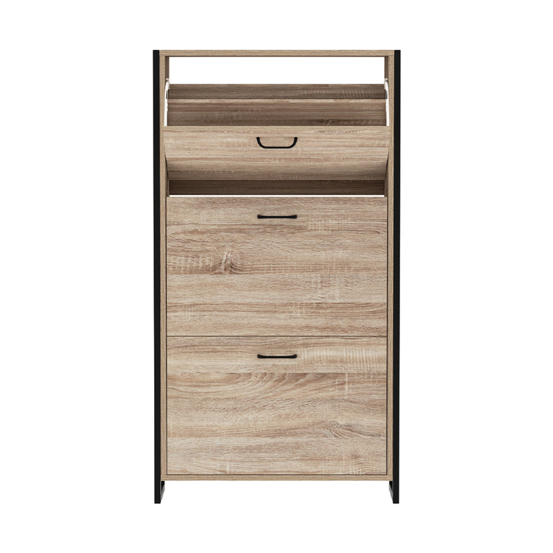 Adjustable Shoe Rack Cabinet – Holds up to 24 Pairs