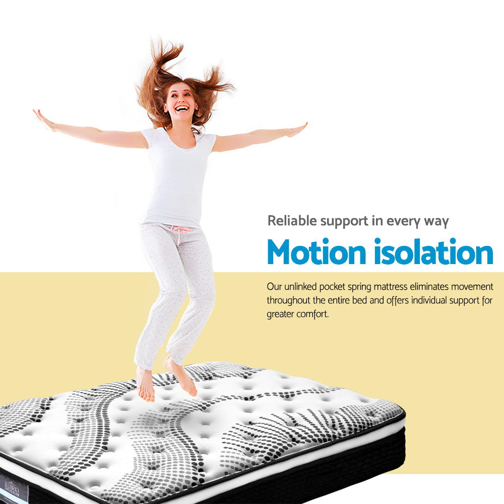 Alderon Euro Top Mattress – White – Queen