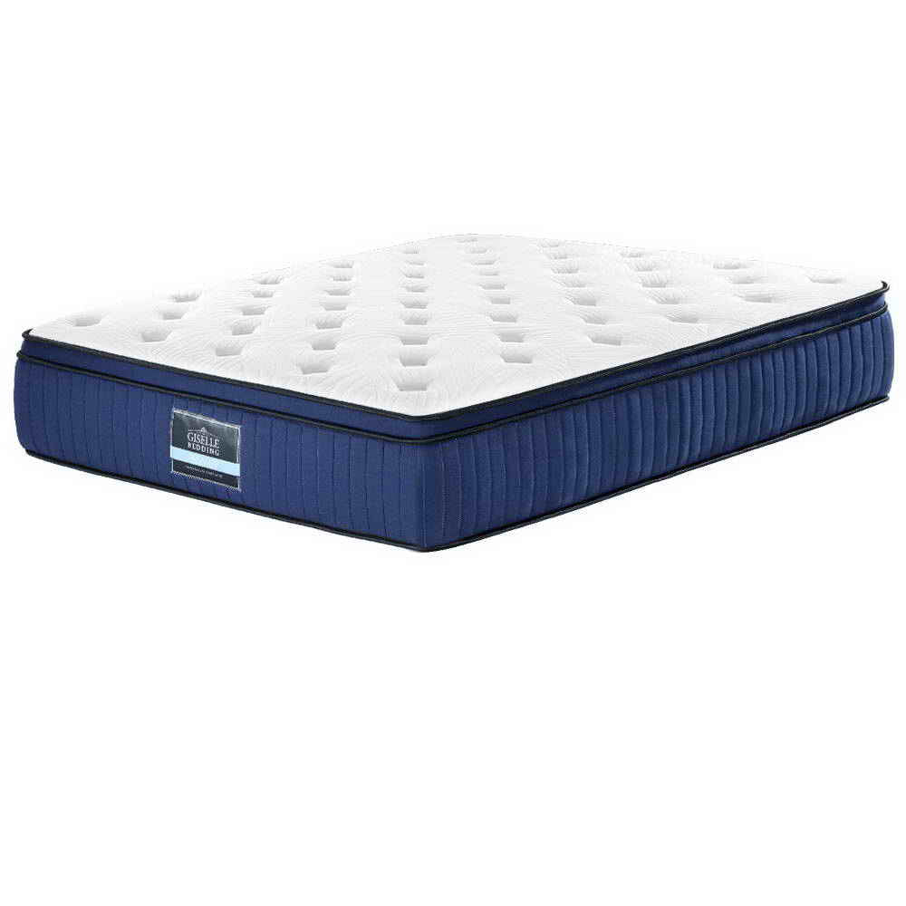Fiora Cool Gel Memory Foam 7-Zone Mattress – White – Queen