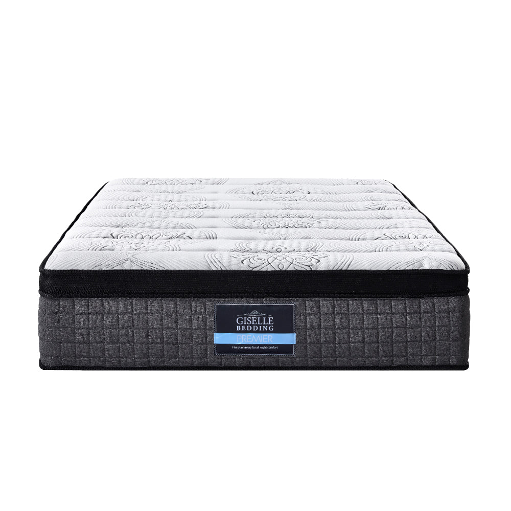 Valentina 9-Zone Latex Foam Mattress – White – Queen