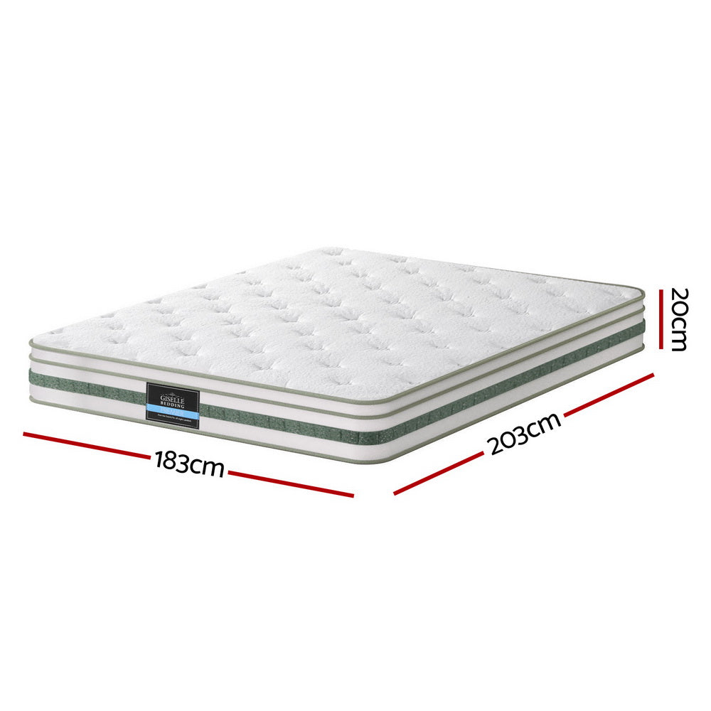 Valentina Euro Top Mattress – White – King