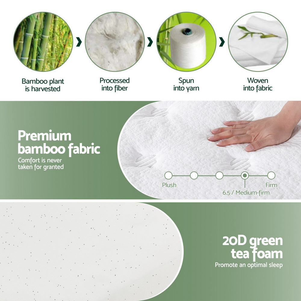 Valentina Euro Top Mattress – White – King