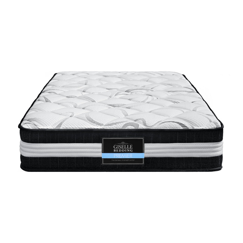 VelvetRest Pocket Spring Mattress – White – King Single