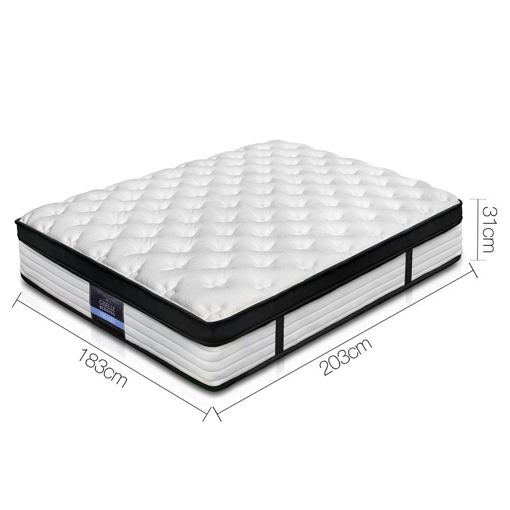 Belmont Euro Top Mattress – White – King