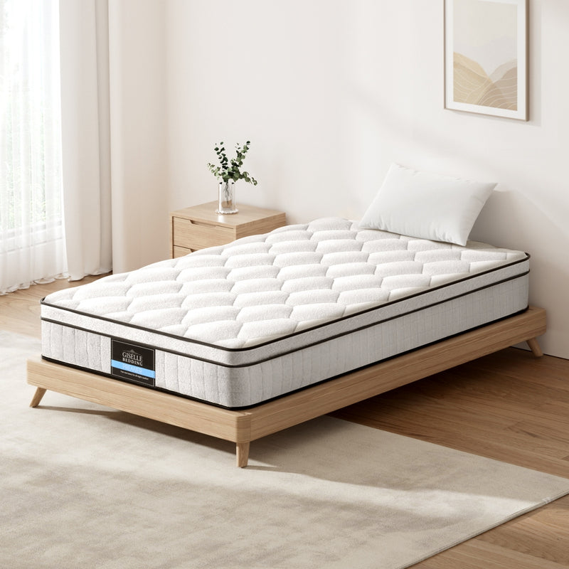 KING SINGLE Size - Medium Firm Euro Top Mattress