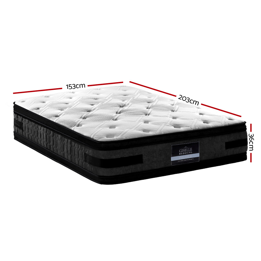 Luna Cool Gel Memory Foam Mattress – White – Queen