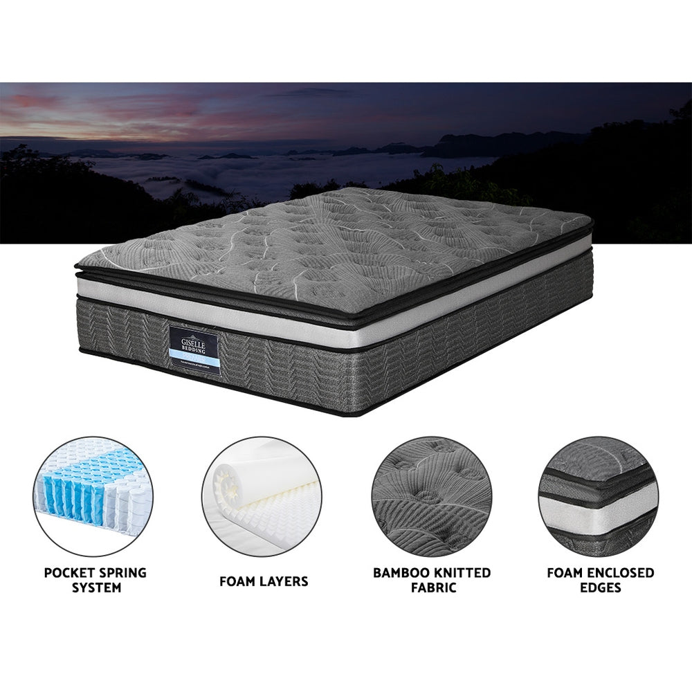 Dreamwave Pocket Spring Mattress – White – Queen