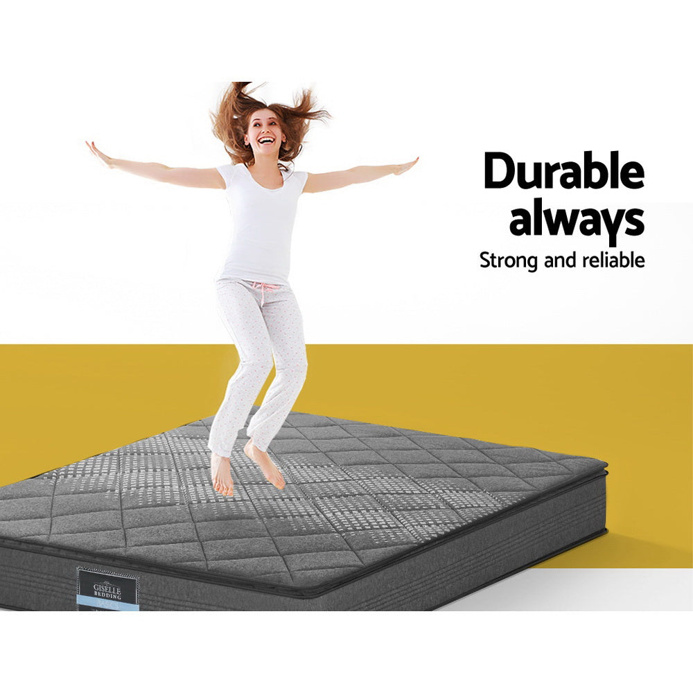Amara Pillow Top Mattress – White – Queen
