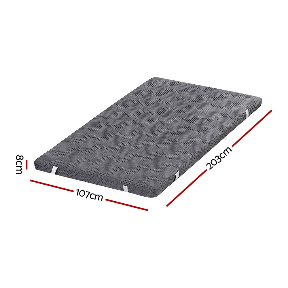 Kalen Gel Foam Mattress – White – King Single