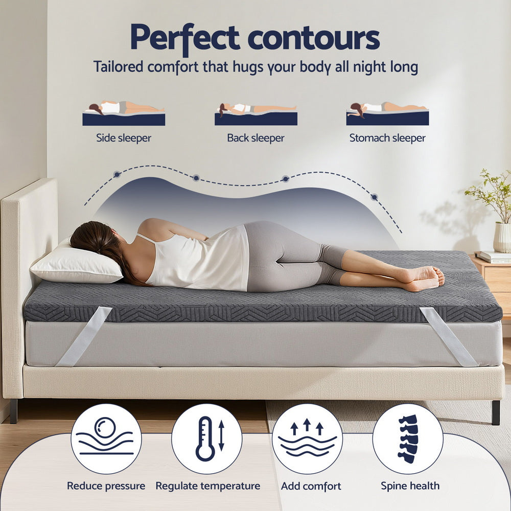 Soren Gel Foam Mattress – White – Queen