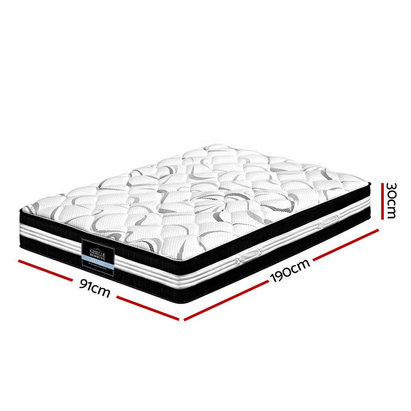 SINGLE Size - Pocket Spring Mattress - 30cm