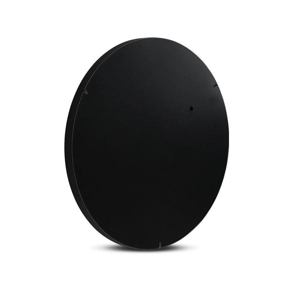 Hudson Round Wall Mirror – Black – 80 cm
