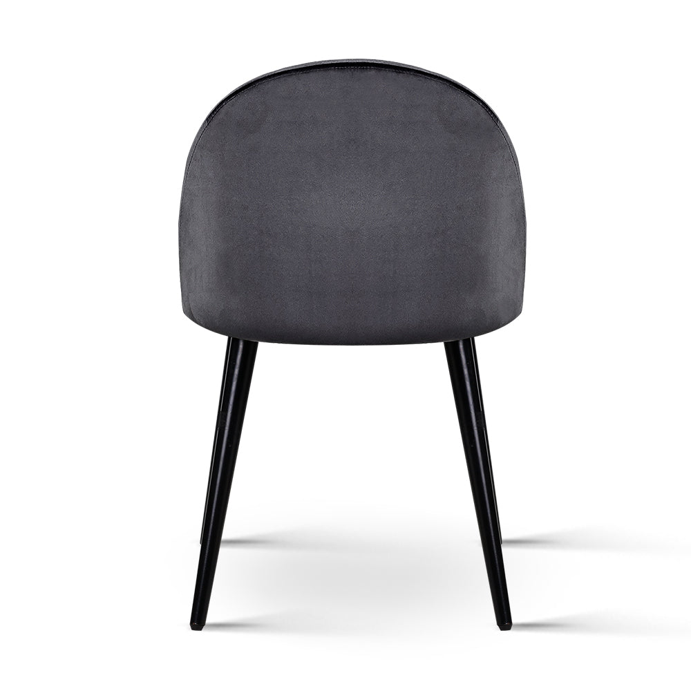 Brody Dining Chairs – Dark Grey – Set of 2