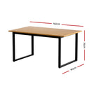 Rectangular Kitchen Dining Table – 6 Seater, 150CM