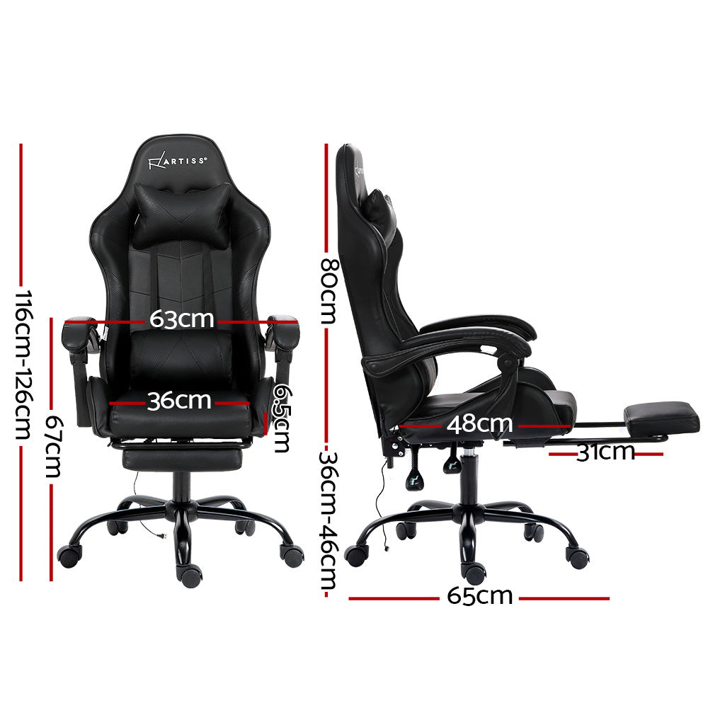 Nova Gaming Office Chair – Black – With Massage