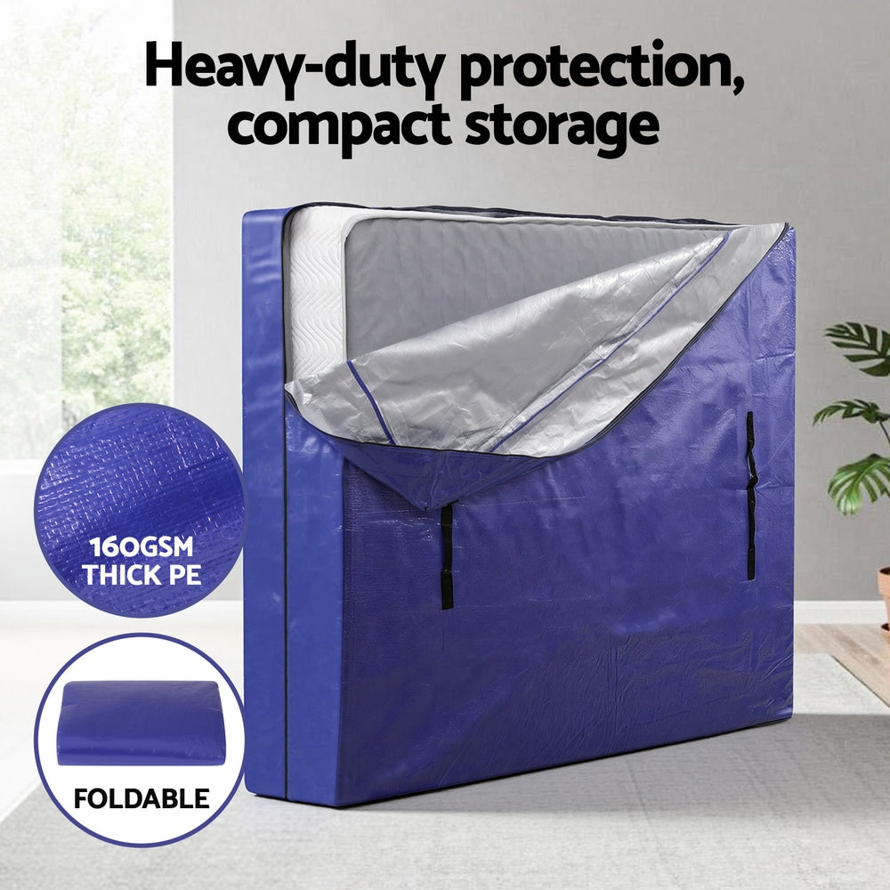 Atirss Mattress Storage Bag – Blue – King