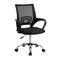 Artiss Mesh Office Chair Mid Back Black